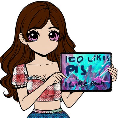 realistic pretty girl holding blank sign