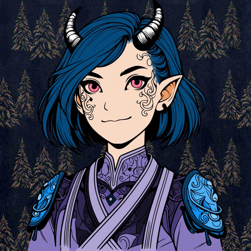 realistic girl demon