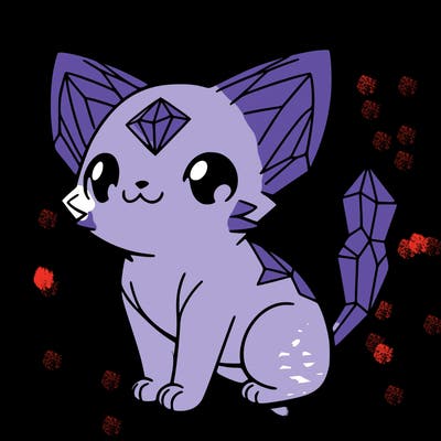 crystal kitten