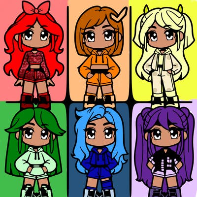 divisions into four girl