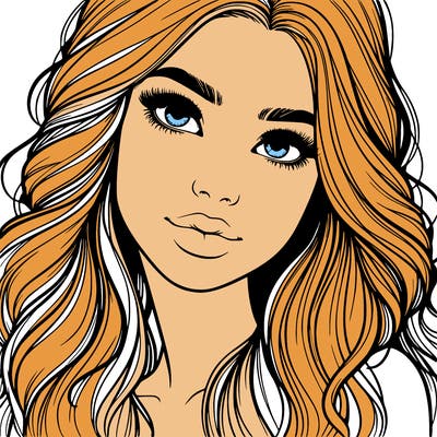 beautiful realistic girl