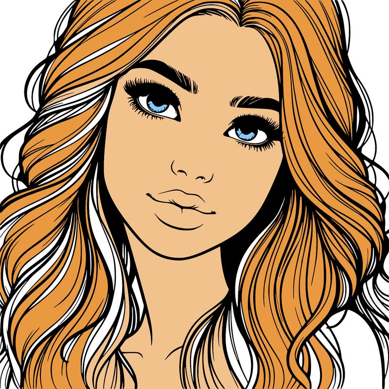 beautiful realistic girl