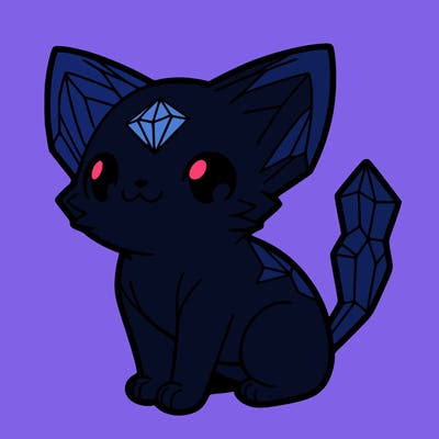 crystal kitten
