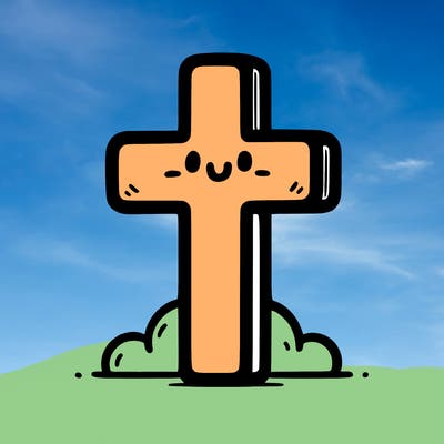 simple christian cross