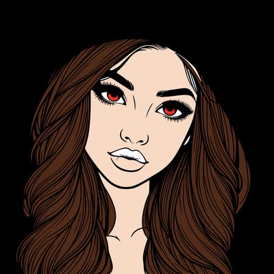 realistic beautiful girl with a hood on