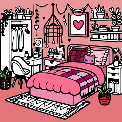 cute aesthetic bedroom