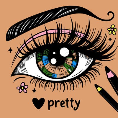pretty eye