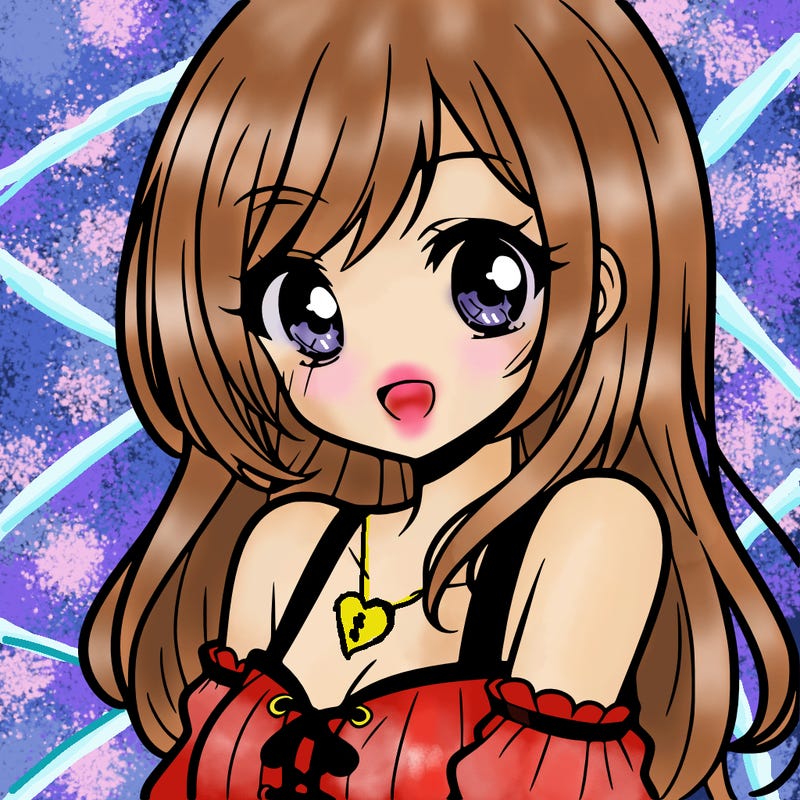 pretty anime girl