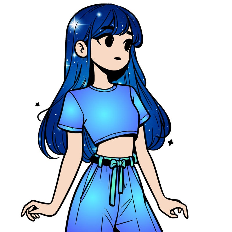 girl in a cute crop top