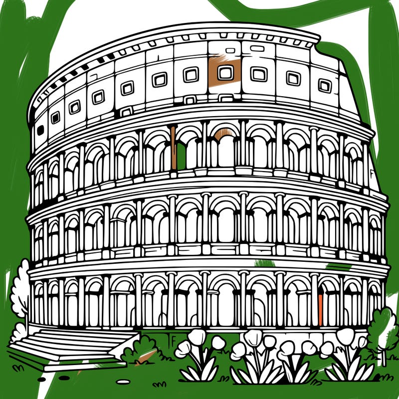coliseum outline