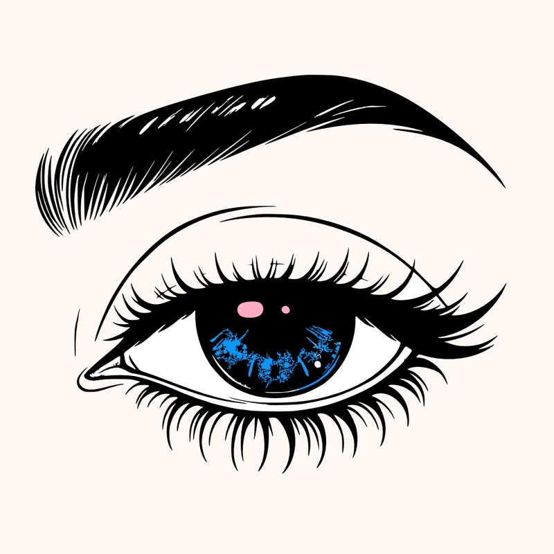 eye closed realistic