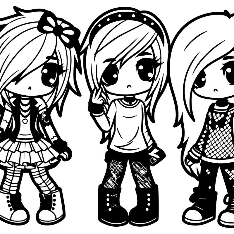 emo girls