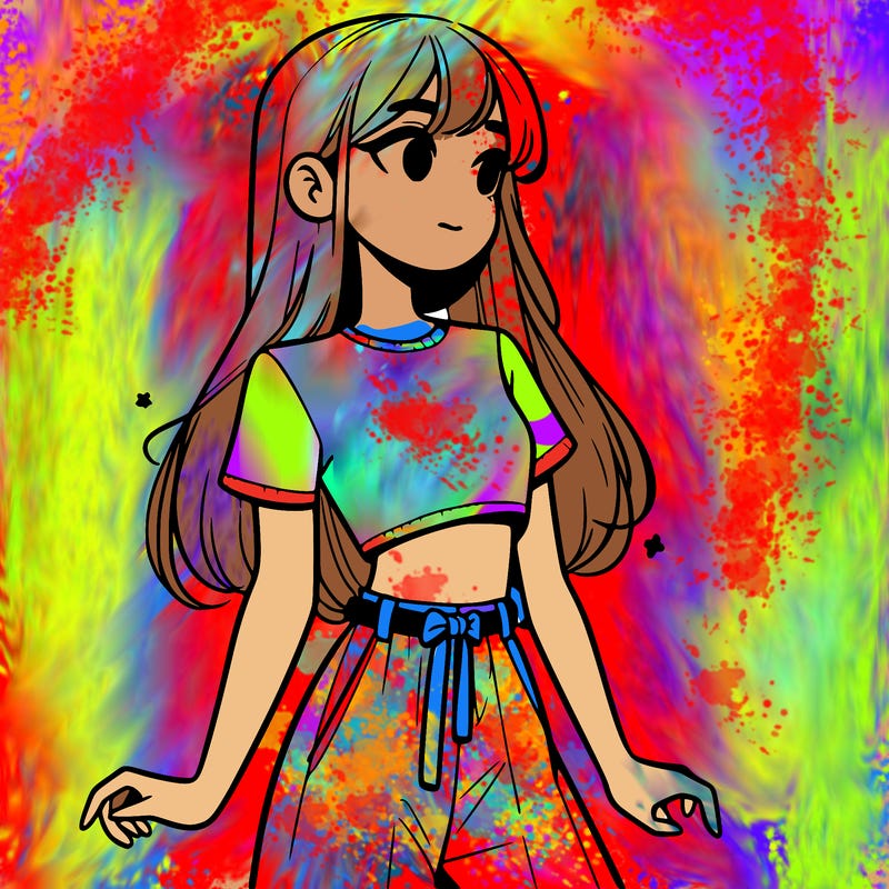 girl in a cute crop top