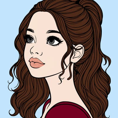 beautiful realistic girl