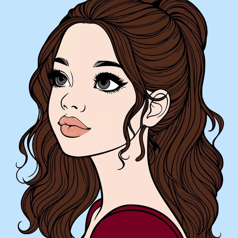 beautiful realistic girl