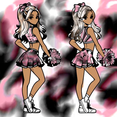 realistic cheerleader