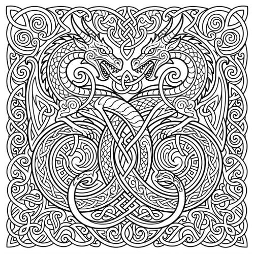 Celtic Dragon Knots