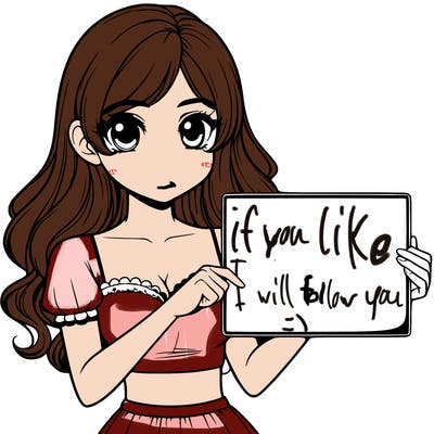 realistic pretty girl holding blank sign