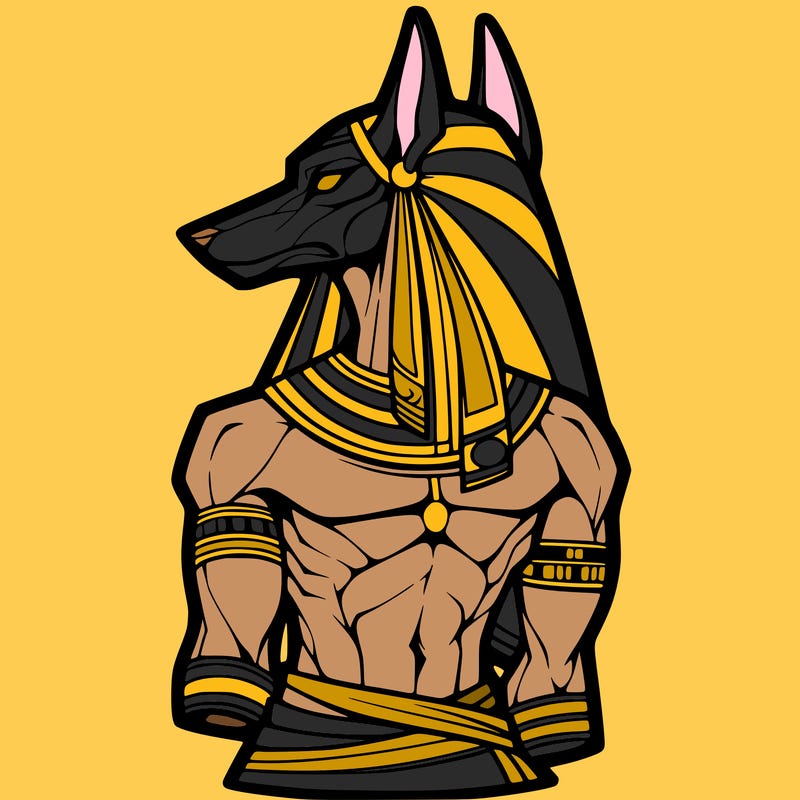 anubis in human form