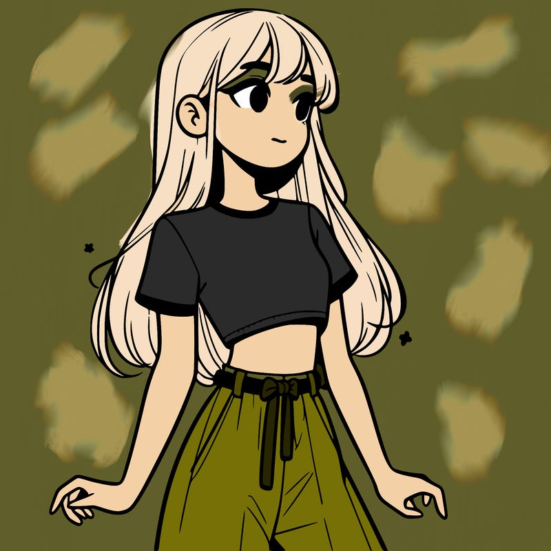 girl in a cute crop top