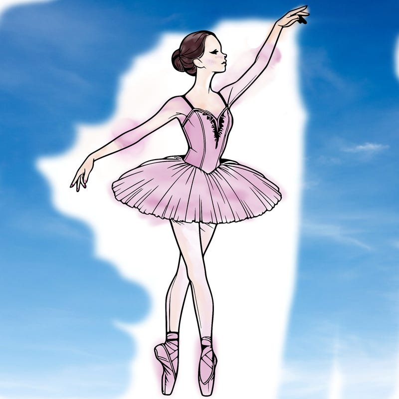 realistic ballerina