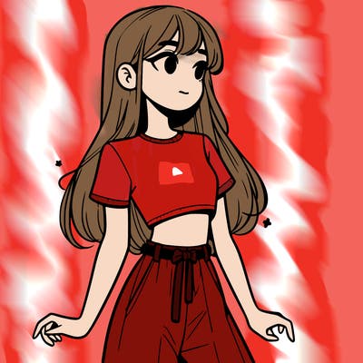 girl in a cute crop top