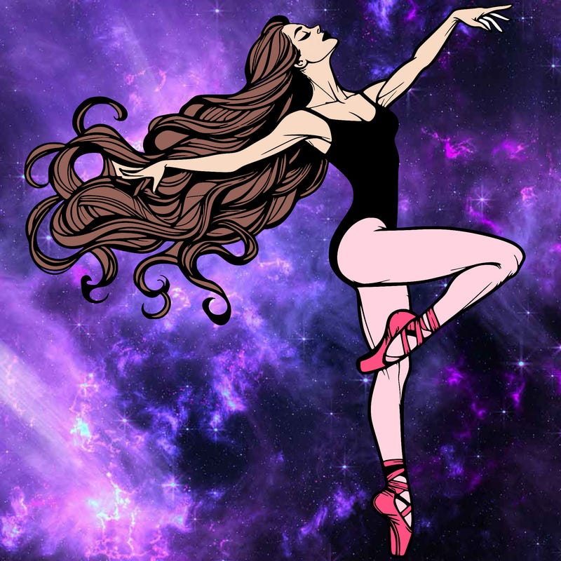 realistic woman dancer