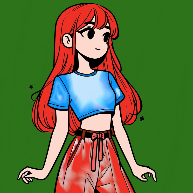 girl in a cute crop top