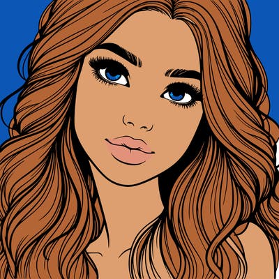 beautiful realistic girl