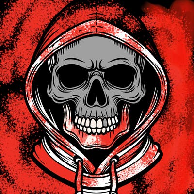 skull hoodie