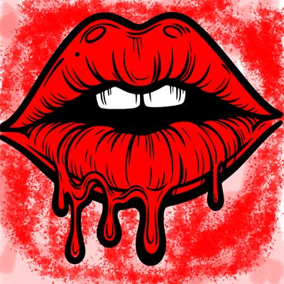 lips that look realistic and drip