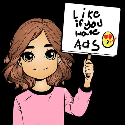 realistic girl holding up a sign