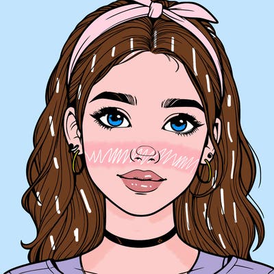 realistic teenage girl