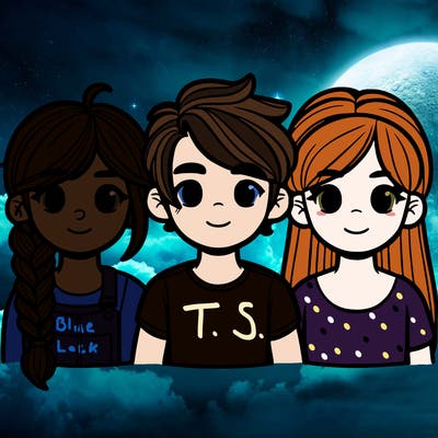 3 best friends one has a plait one has a ponytail and one has their hair down