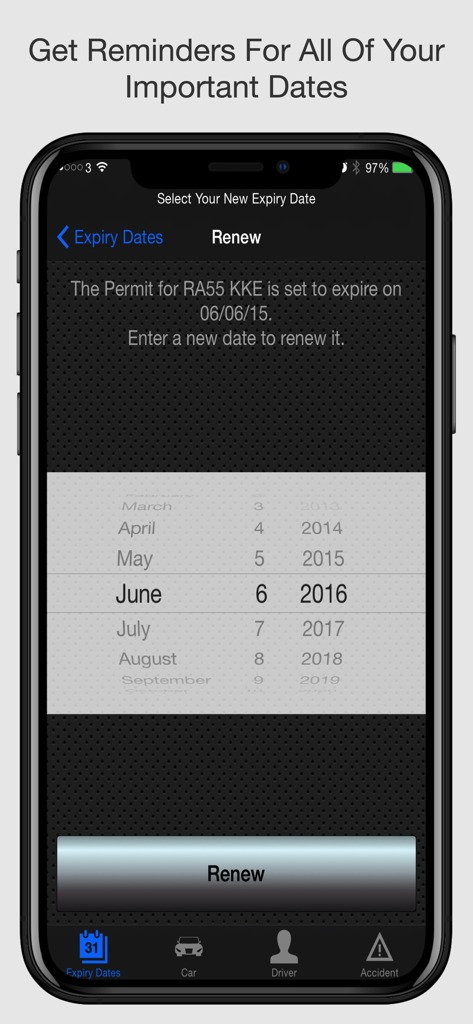 Car Calendar Reminders - Productivity App | MWM