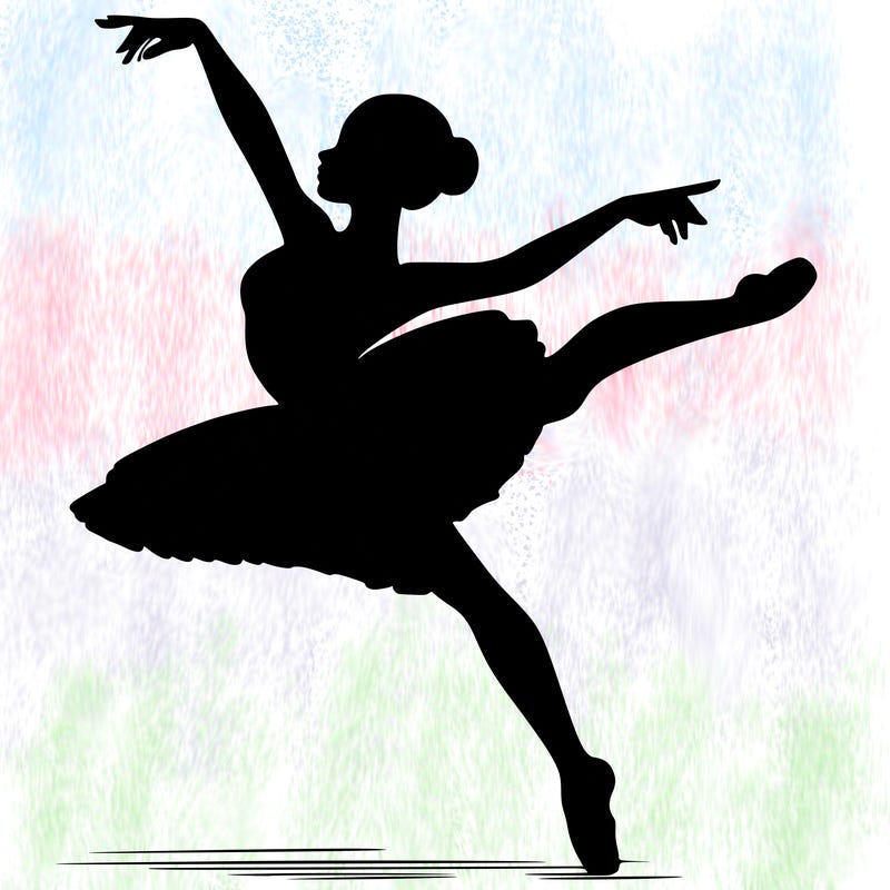 ballerina in a dramatic pose