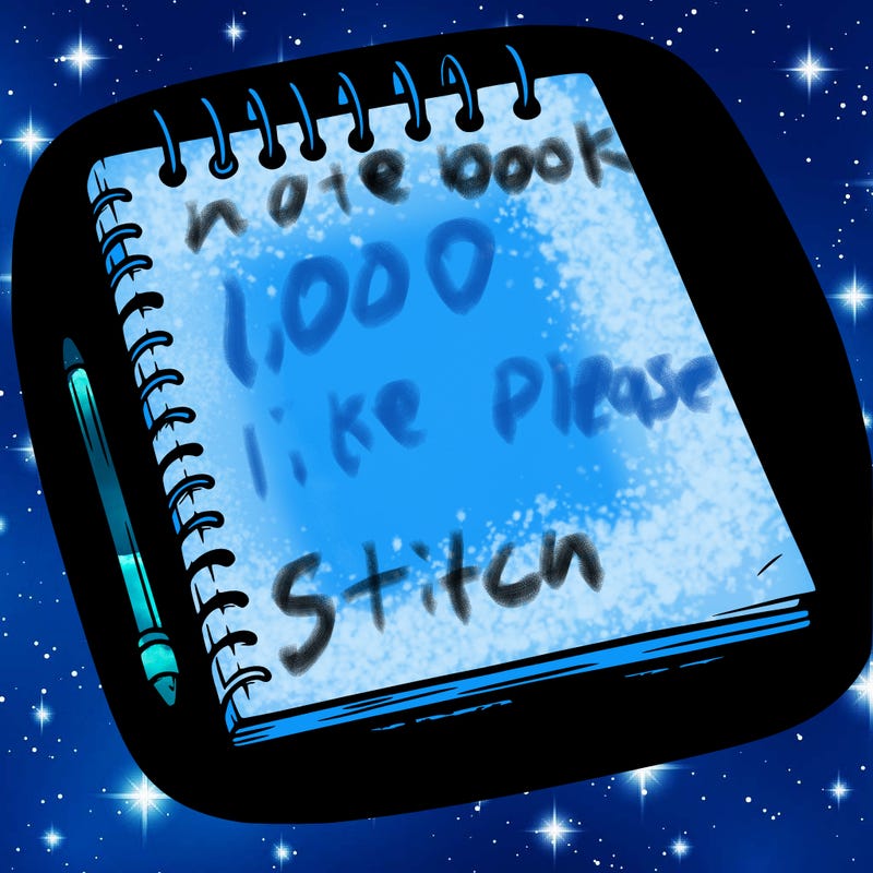a blank sketch pad