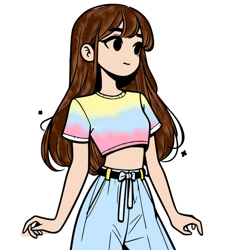 girl in a cute crop top