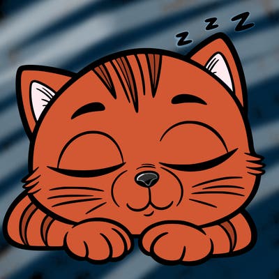 sleepy cat