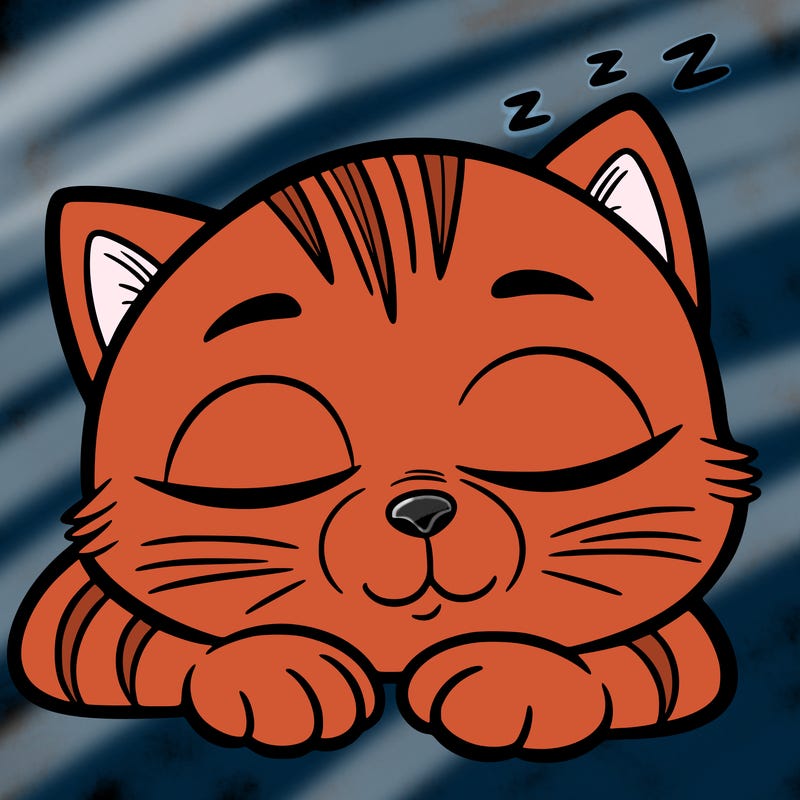 sleepy cat