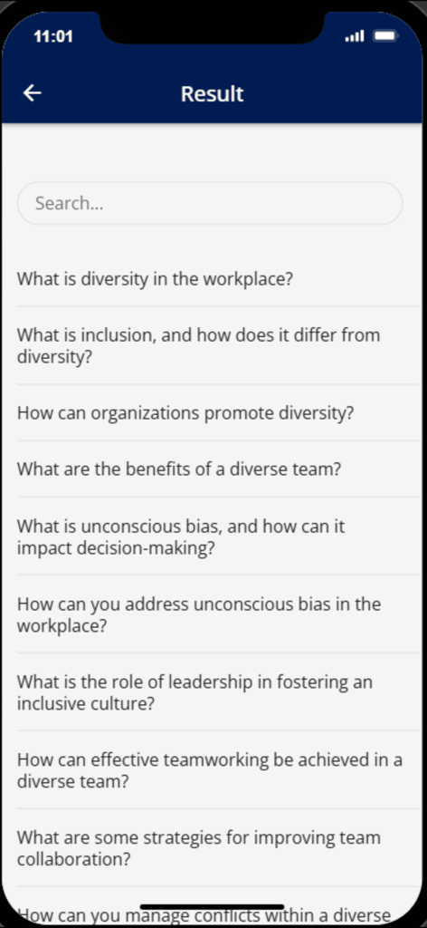 Una lista de preguntas de revisión RICS APC centradas en la diversidad y la inclusión en el lugar de trabajo.