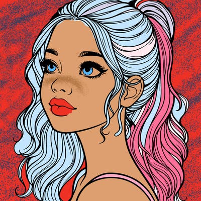 beautiful realistic girl