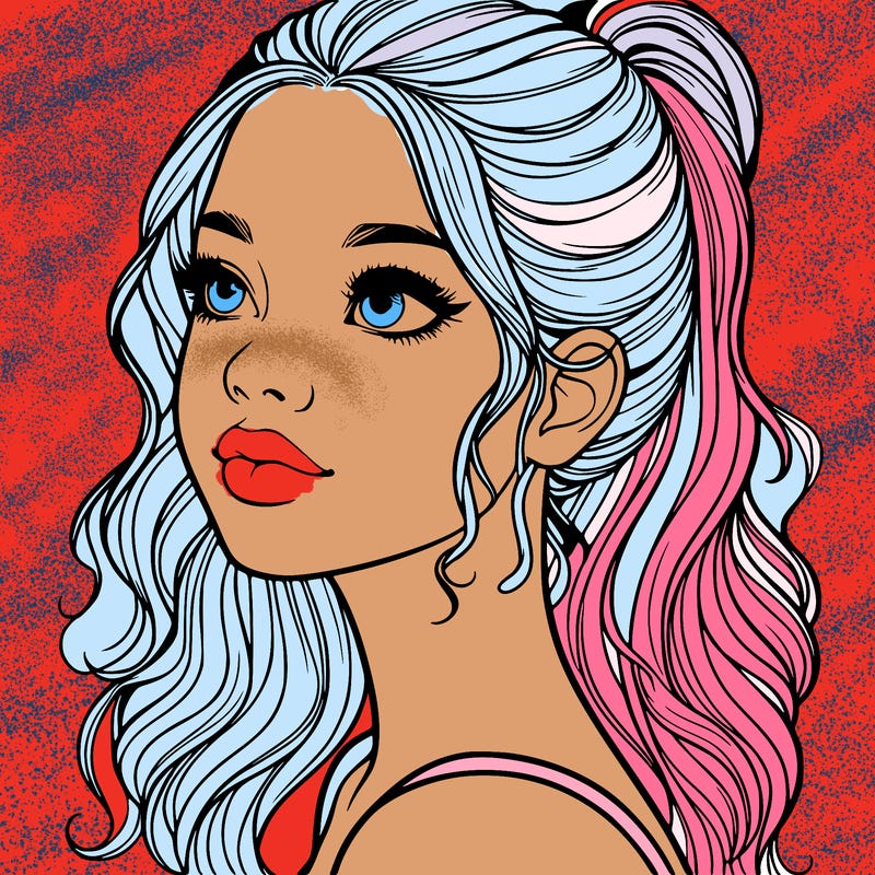 beautiful realistic girl