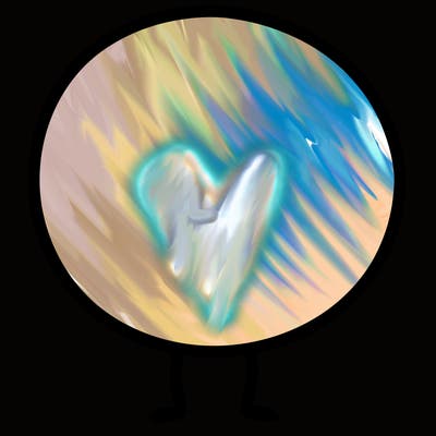 a plain circle with nothing else