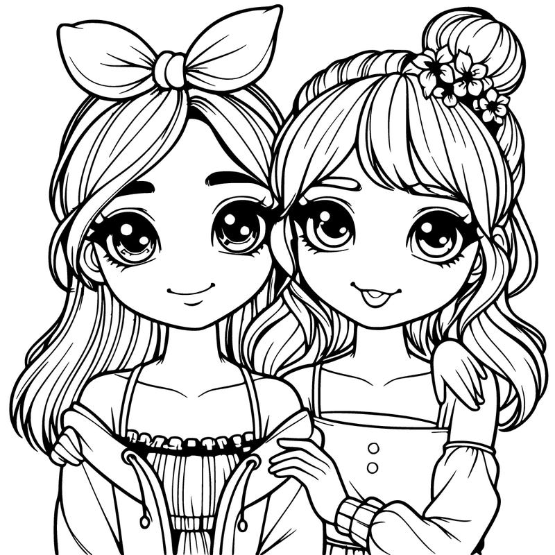 realistic girl best friends