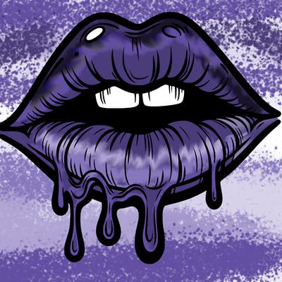 lips that look realistic and drip