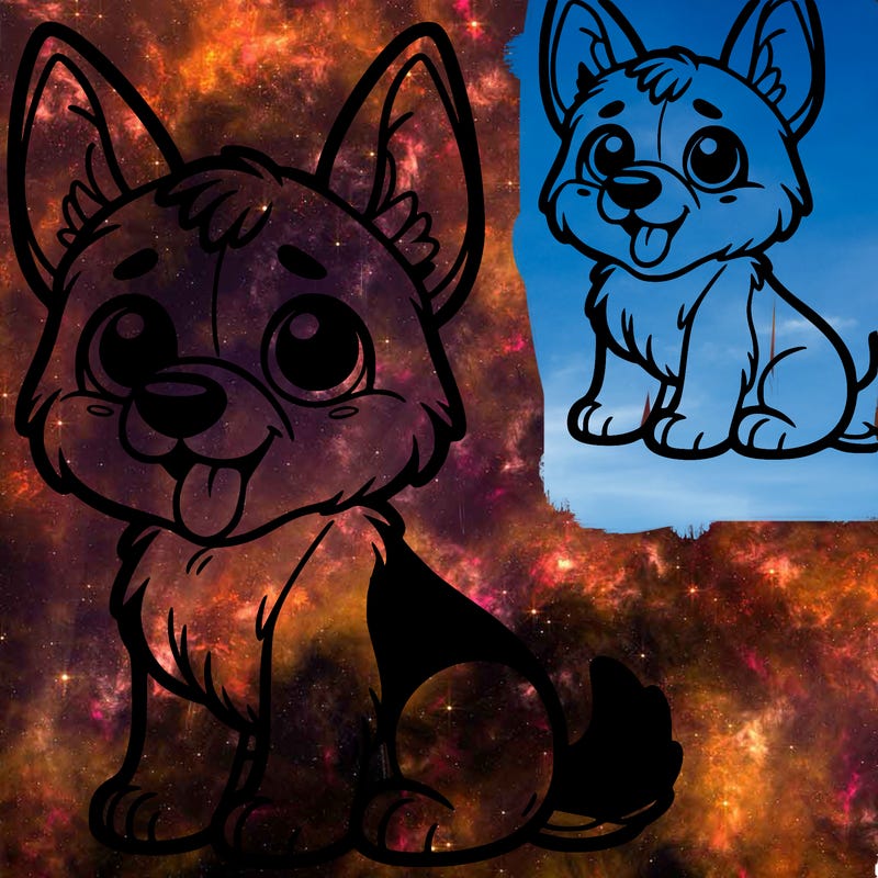 cute german shepherd