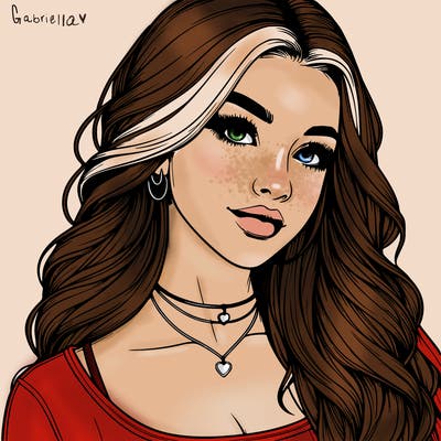 detailed realistic girl