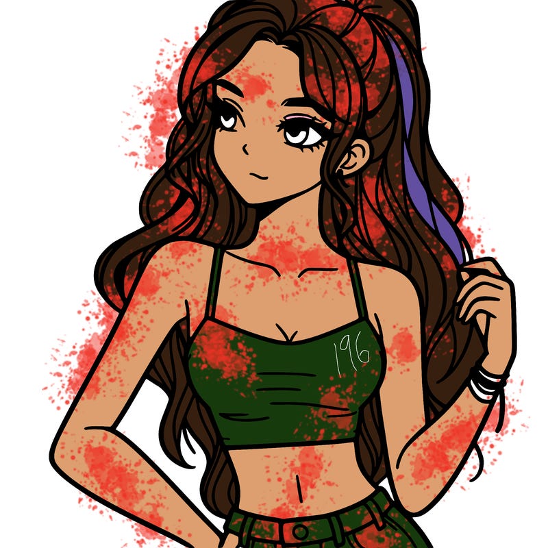 girl in crop top