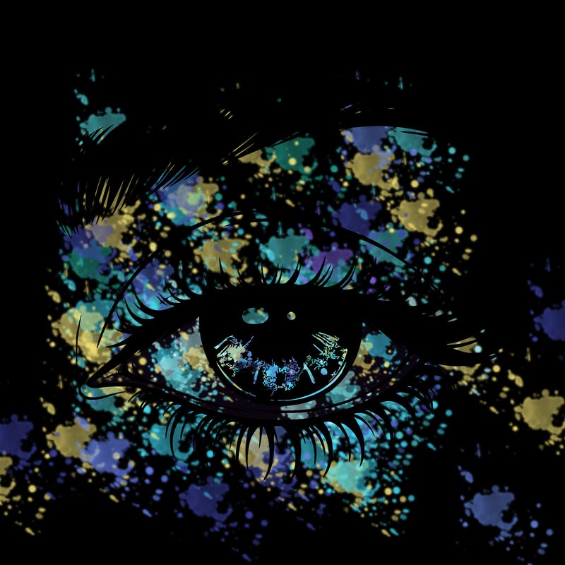 eye closed realistic